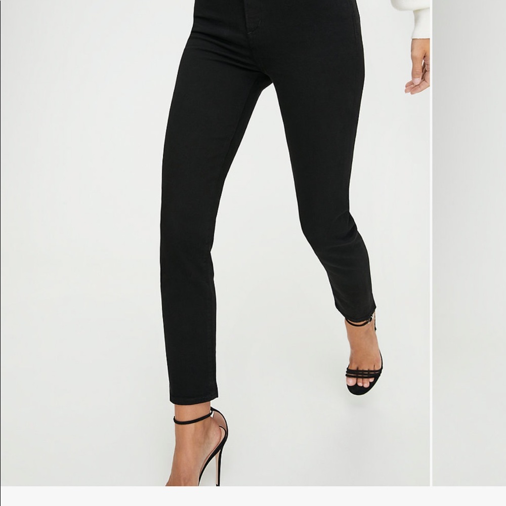 Citizens of Humanity - Harlow Ankle High Rise Slim (Plush Black) - Picture 6 of 15